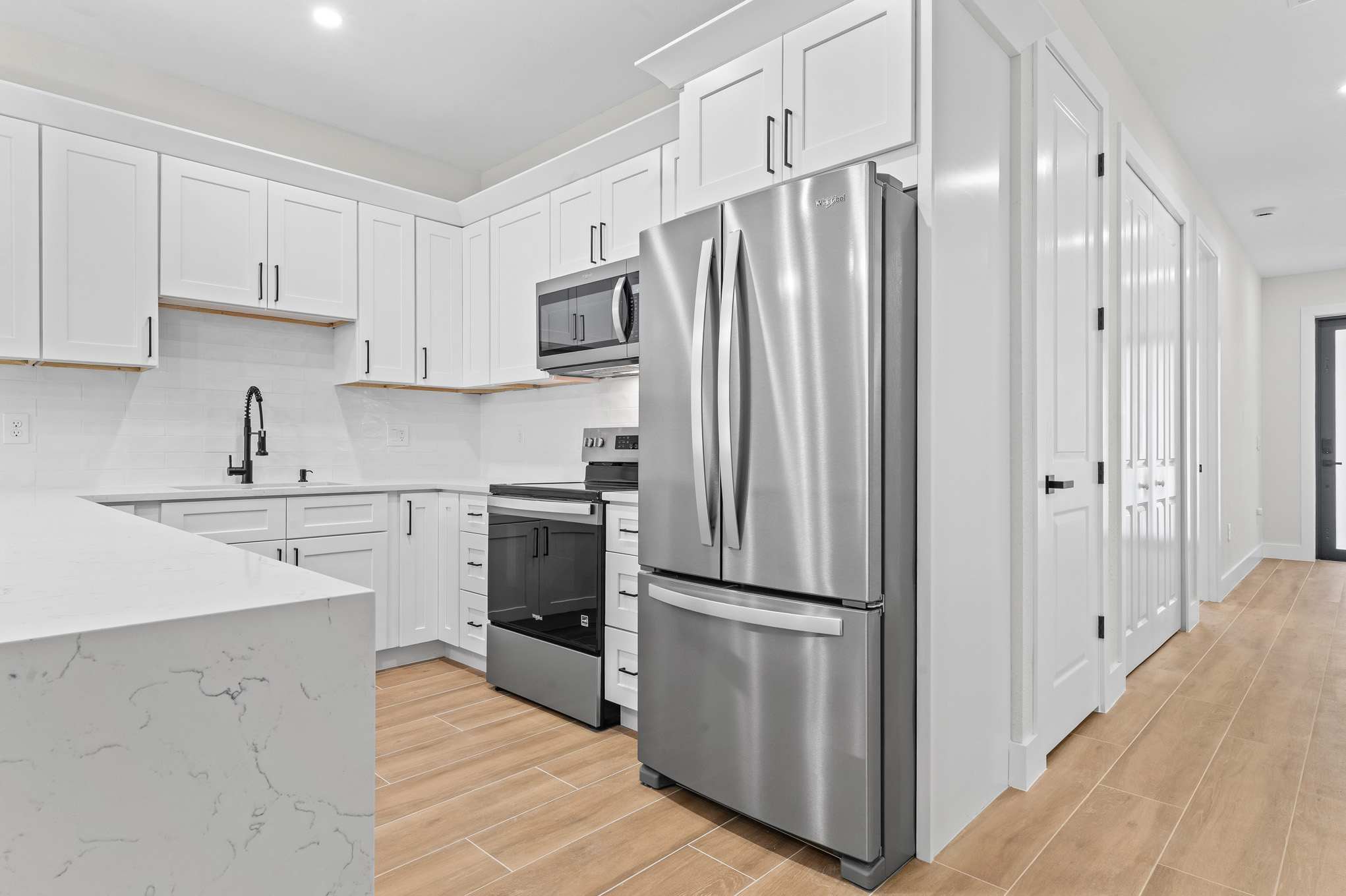 Kitchen appliances stainless steel